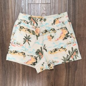 LC Lauren Conrad Tropical Vacation High Waisted Shorts